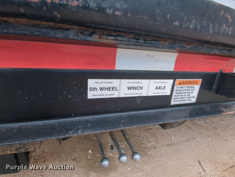 image for item MY9336 1997 Landoll 330  tilt deck equipment trailer