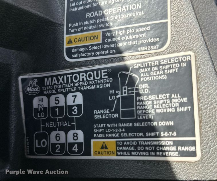 image for item NI9791 1997 Mack CH613  semi truck