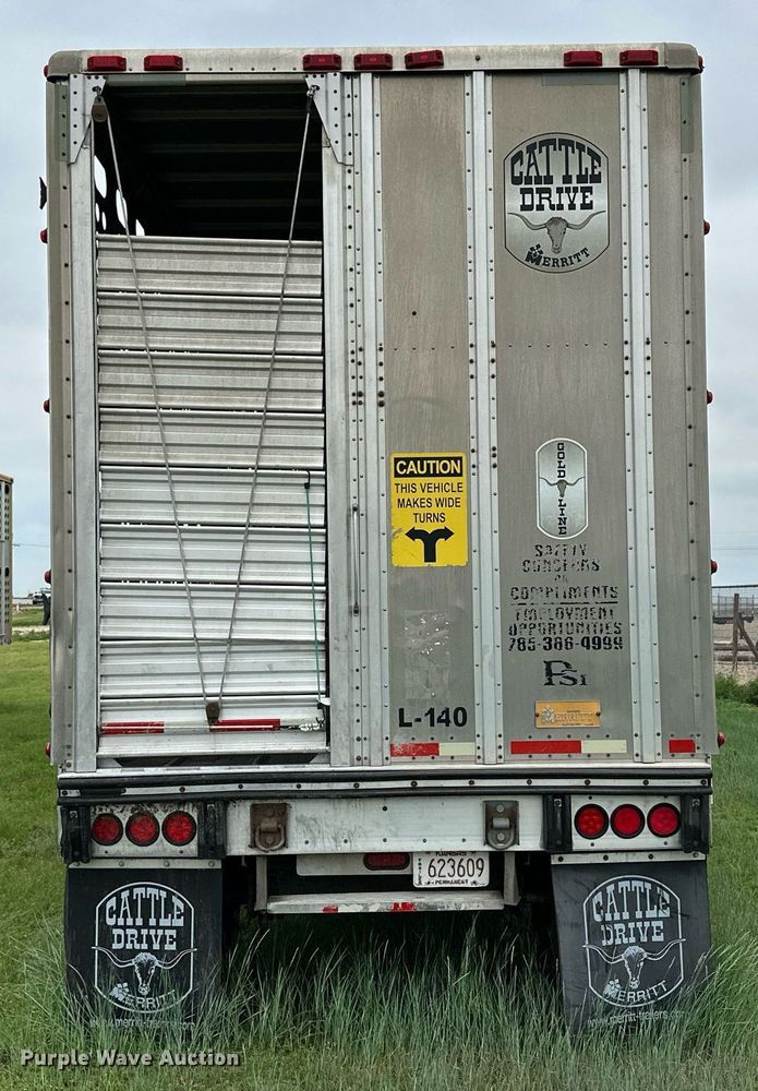 image for item NP9726 2016 Merritt Gold Line  livestock trailer