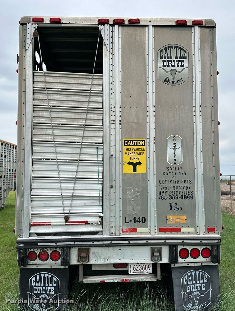 image for item NP9726 2016 Merritt Gold Line  livestock trailer