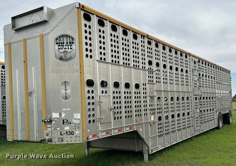 image for item NP9727 2016 Merritt Gold Line  livestock trailer
