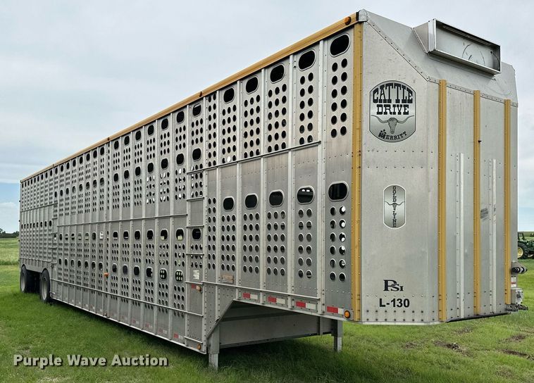 image for item NP9727 2016 Merritt Gold Line  livestock trailer