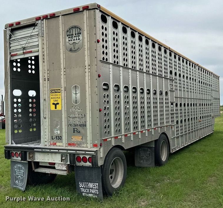 image for item NP9727 2016 Merritt Gold Line  livestock trailer