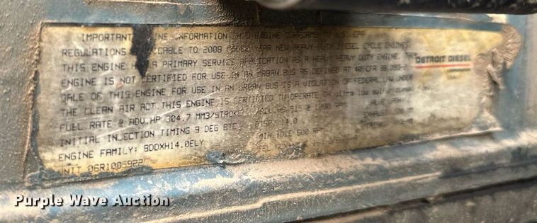 image for item NP9730 2008 Freightliner Coronado  semi truck