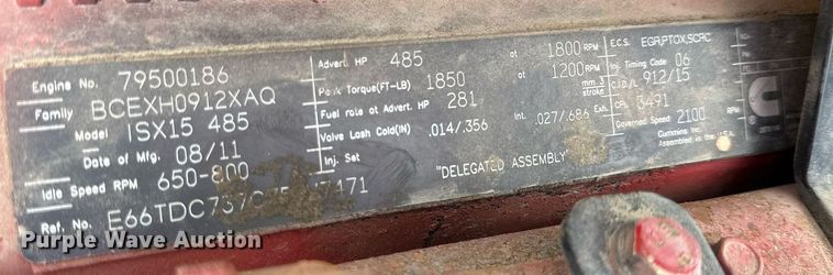 image for item NP9731 2012 Kenworth T660  semi truck