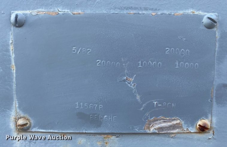 image for item DI7846 1982 Belshe T-8GN  equipment trailer