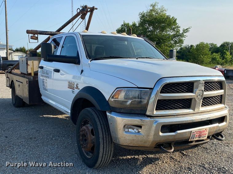 image for item DI7849 2015 Dodge Ram 4500HD  Crew Cab winch truck
