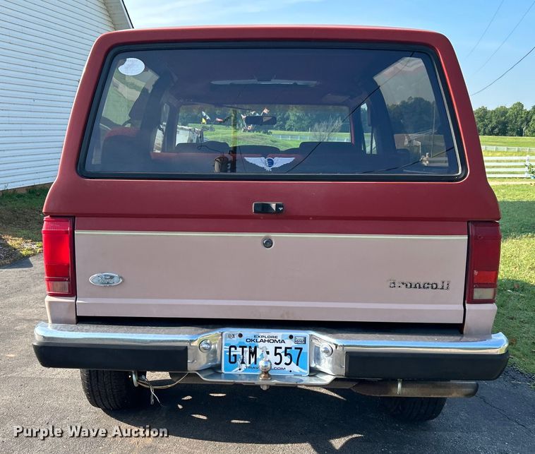 image for item DI7860 1987 Ford Bronco II  SUV