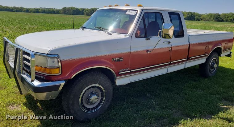 image for item DK1874 1992 Ford F250 XLT  SuperCab pickup truck
