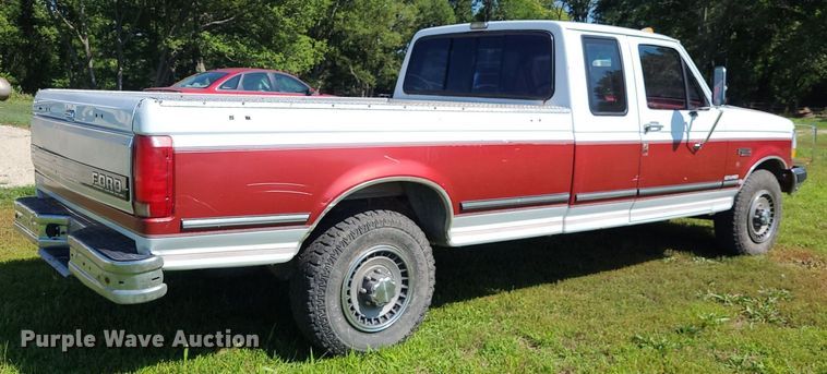 image for item DK1874 1992 Ford F250 XLT  SuperCab pickup truck