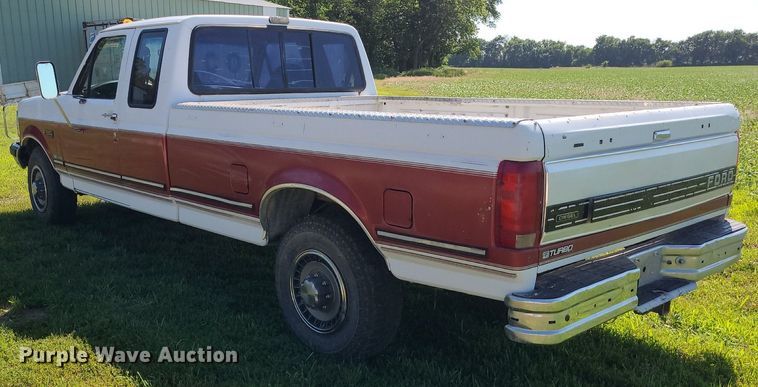 image for item DK1874 1992 Ford F250 XLT  SuperCab pickup truck