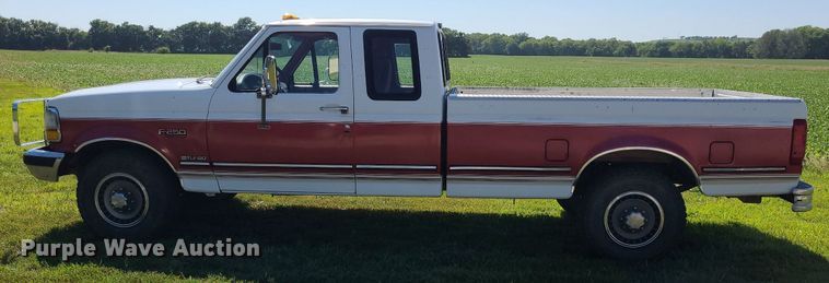 image for item DK1874 1992 Ford F250 XLT  SuperCab pickup truck