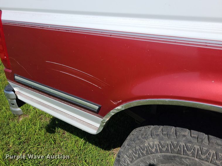 image for item DK1874 1992 Ford F250 XLT  SuperCab pickup truck