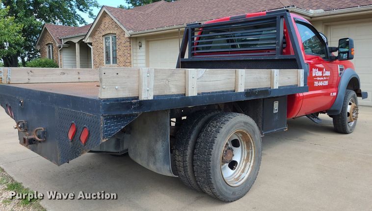 image for item DK1891 2008 Ford F450 Super Duty XLT  flatbed truck