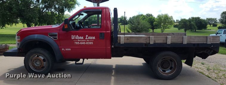 image for item DK1891 2008 Ford F450 Super Duty XLT  flatbed truck