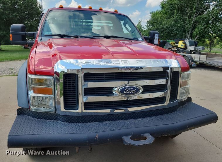 image for item DK1891 2008 Ford F450 Super Duty XLT  flatbed truck