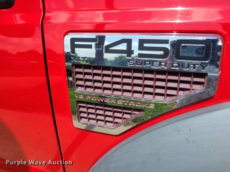image for item DK1891 2008 Ford F450 Super Duty XLT  flatbed truck