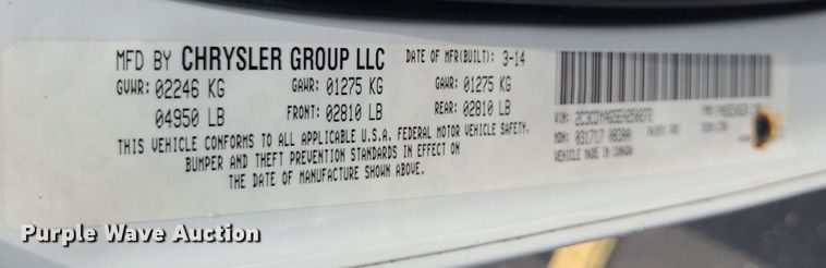 image for item DK1930 2014 Dodge Challenger