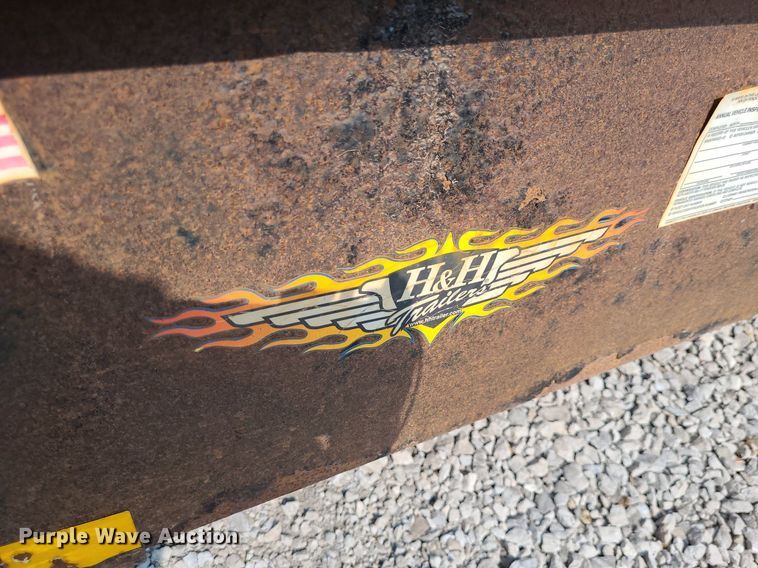 image for item DK1957 2015 H&H  equipment trailer