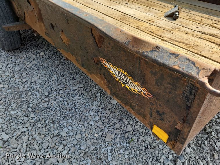 image for item DK1957 2015 H&H  equipment trailer