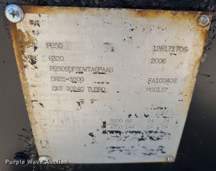 image for item DK1960 2006 Princeton Piggyback 50  forklift