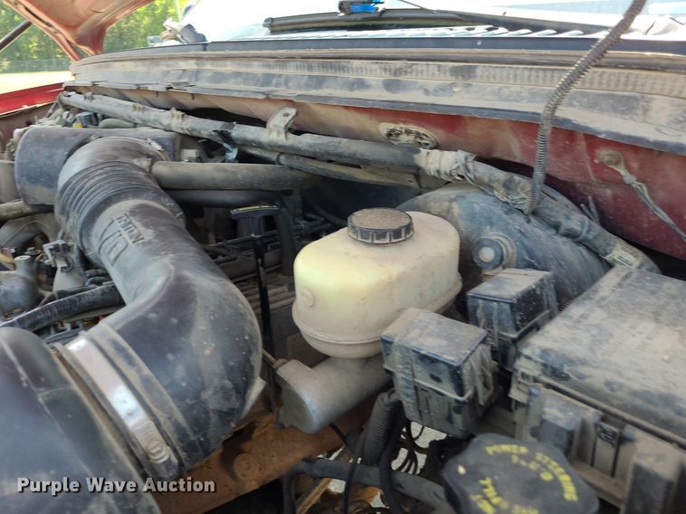 image for item DK1969 2000 Ford F250 Super Duty XLT  SuperCab flatbed pickup truck