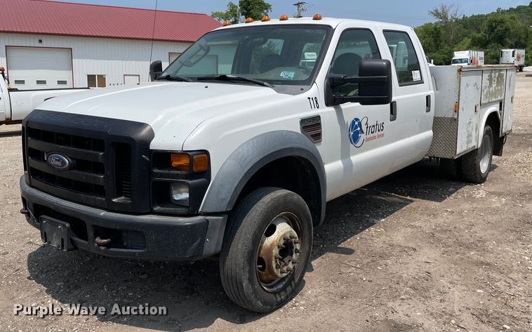 image for item DL3791 2008 Ford F450 Super Duty XL  Crew Cab utility / service truck