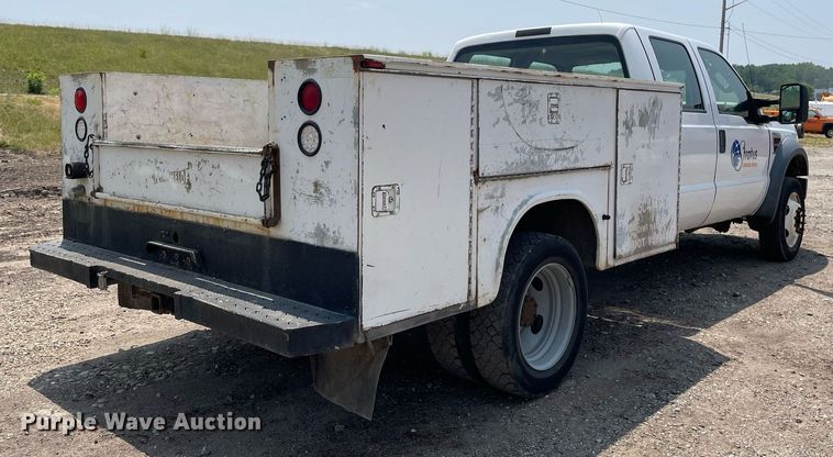 image for item DL3791 2008 Ford F450 Super Duty XL  Crew Cab utility / service truck