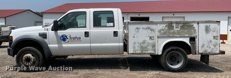 image for item DL3791 2008 Ford F450 Super Duty XL  Crew Cab utility / service truck