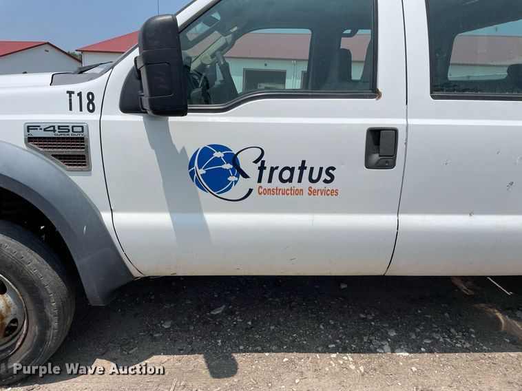 image for item DL3791 2008 Ford F450 Super Duty XL  Crew Cab utility / service truck