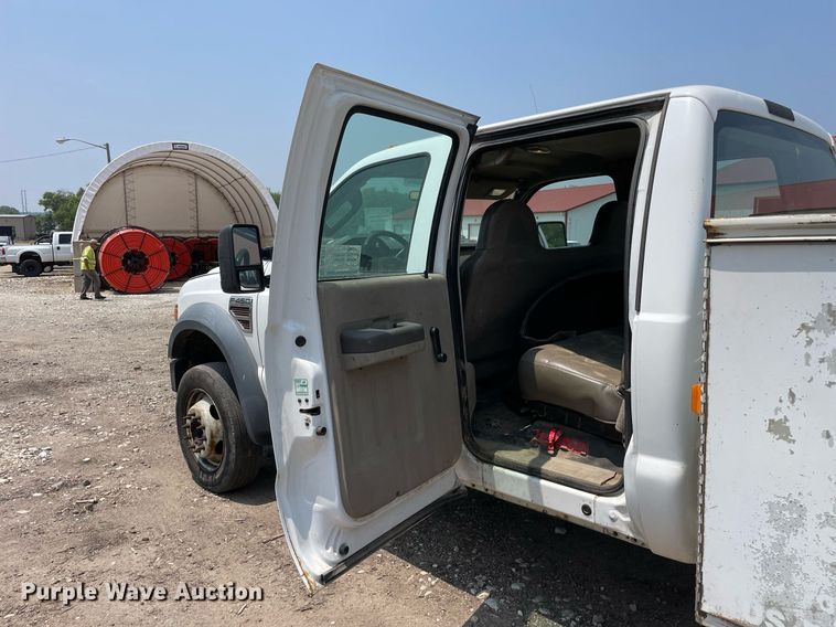 image for item DL3791 2008 Ford F450 Super Duty XL  Crew Cab utility / service truck