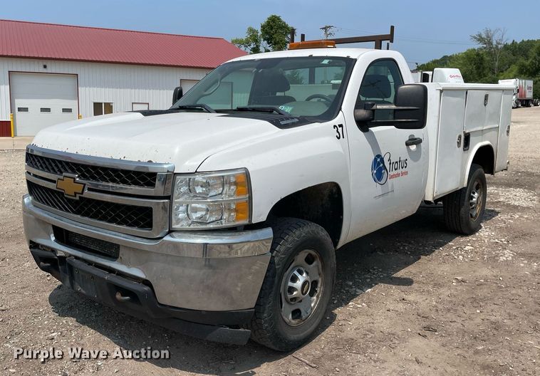 image for item DL3794 2012 Chevrolet Silverado 2500HD  utility bed pickup truck