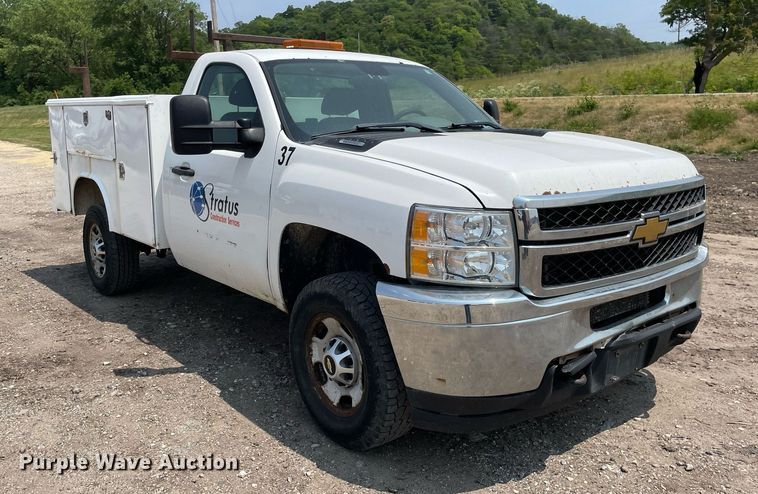 image for item DL3794 2012 Chevrolet Silverado 2500HD  utility bed pickup truck