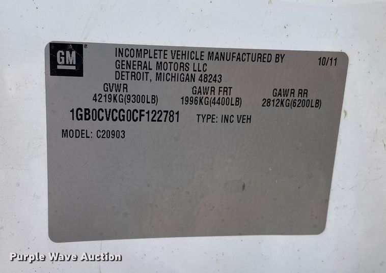 image for item DL3794 2012 Chevrolet Silverado 2500HD  utility bed pickup truck