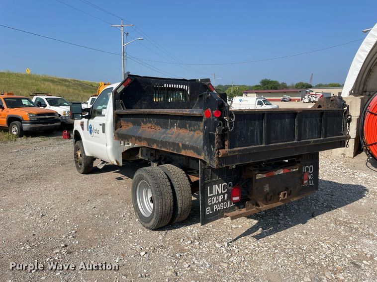 image for item DL3802 2008 Ford F350 Super Duty XLT  dump bed pickup truck
