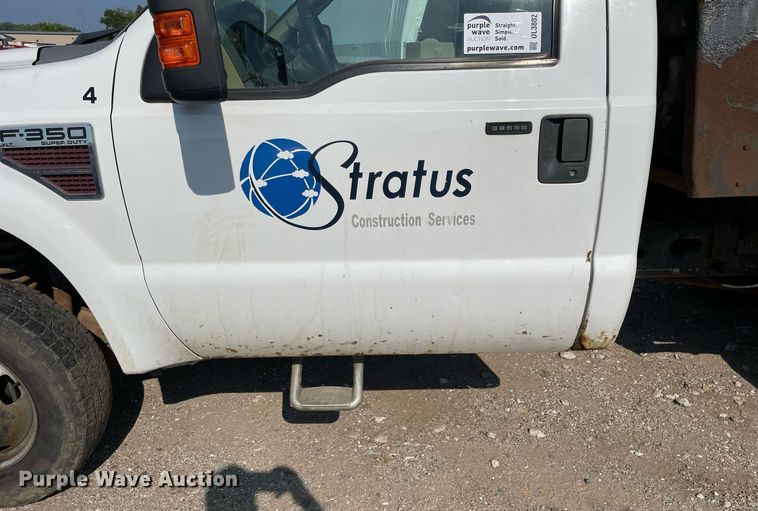 image for item DL3802 2008 Ford F350 Super Duty XLT  dump bed pickup truck