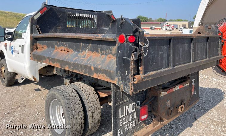image for item DL3802 2008 Ford F350 Super Duty XLT  dump bed pickup truck