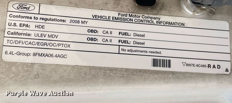 image for item DL3802 2008 Ford F350 Super Duty XLT  dump bed pickup truck