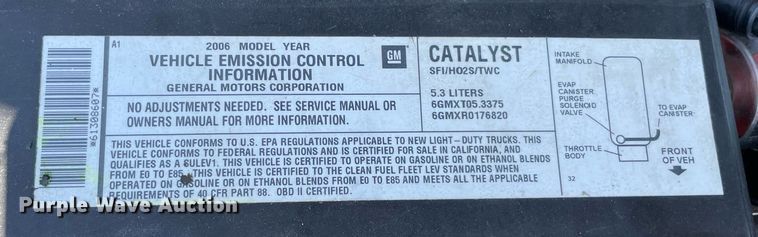 image for item DM0284 2006 Chevrolet Silverado 1500  Ext. Cab pickup truck