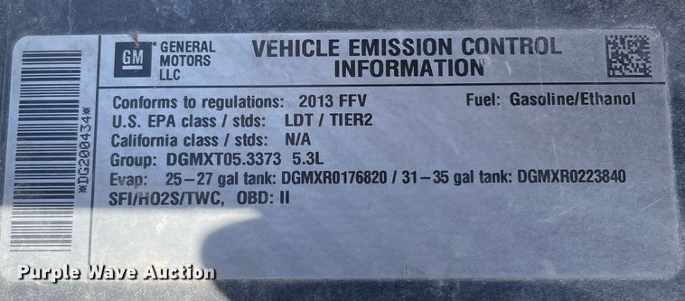 image for item DN4697 2013 GMC Sierra 1500  Crew Cab pickup truck