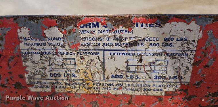 image for item DO2808 1995 SkyJack SJII 3220  scissor lift