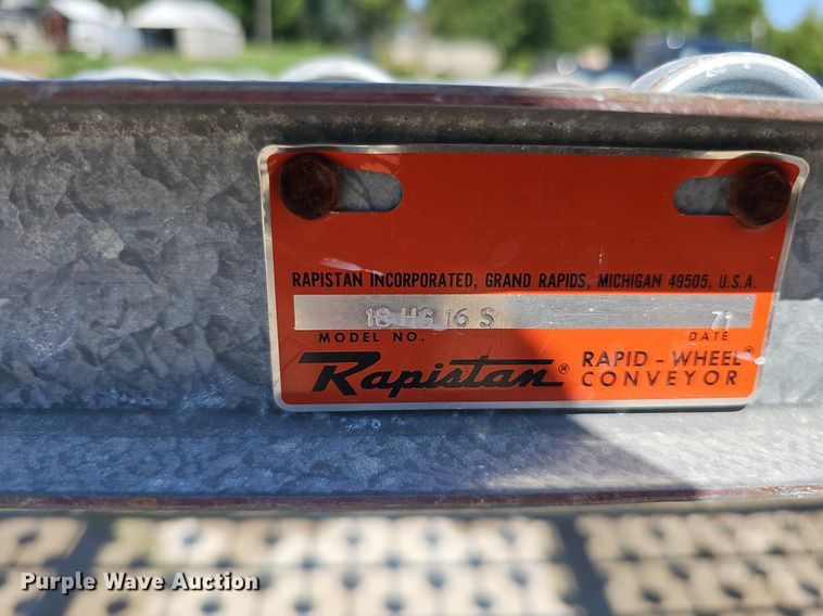 image for item DO2835 Rapistan 601-15-S-2418-3/4  box conveyor system