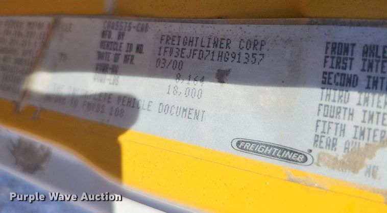 image for item DO2842 2001 Freightliner FL50  box truck