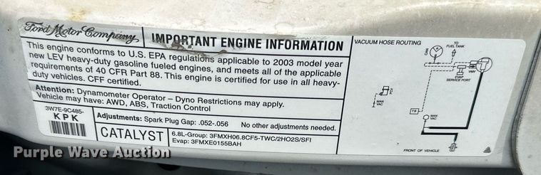 image for item DO5083 2003 Ford E350 Super Duty  van