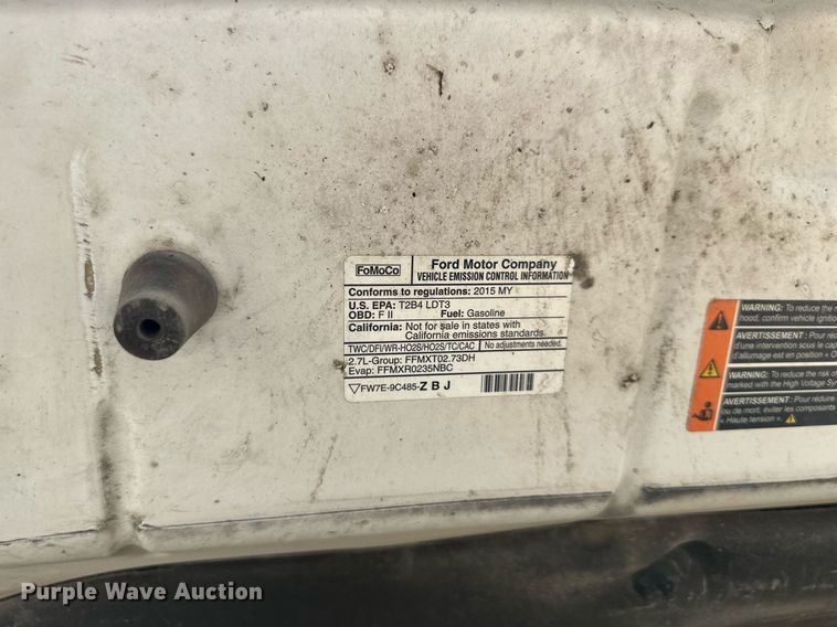 image for item DO5084 2015 Ford F150  SuperCab pickup truck