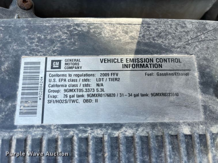 image for item DP0521 2009 Chevrolet Silverado 1500  Ext. Cab pickup truck