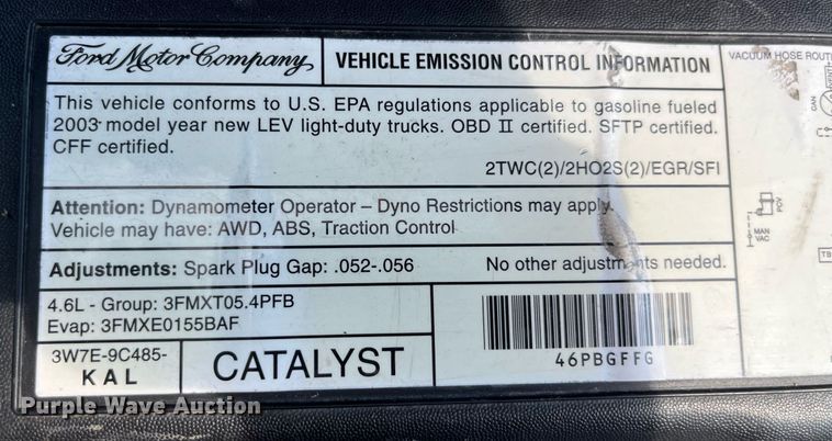 image for item DP0522 2003 Ford F150 King Ranch  SuperCrew pickup truck