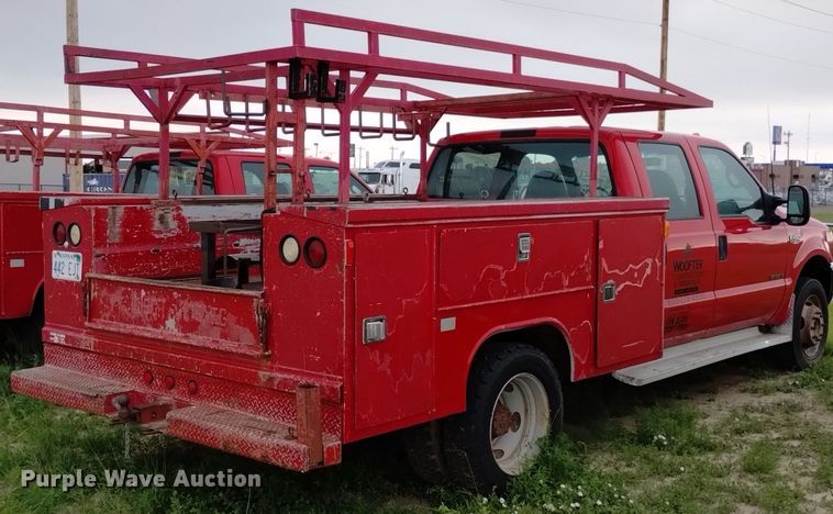 image for item DP3292 2000 Ford F450 Super Duty  Crew Cab utility / service truck