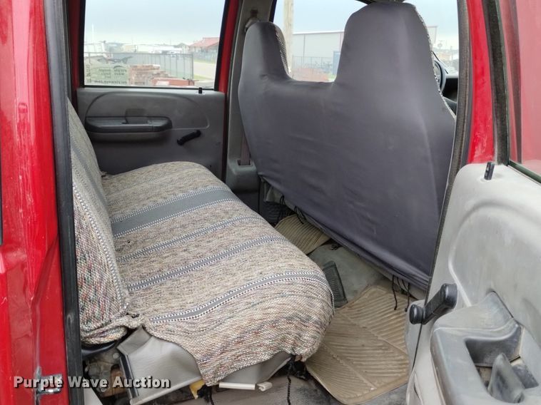 image for item DP3293 2000 Ford  F350 Super Duty XL  Crew Cab utility bed pickup truck