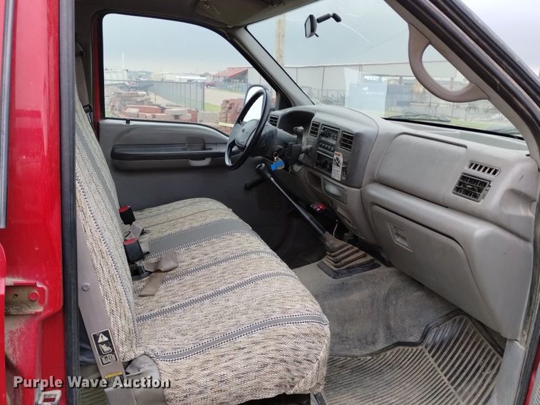 image for item DP3293 2000 Ford  F350 Super Duty XL  Crew Cab utility bed pickup truck